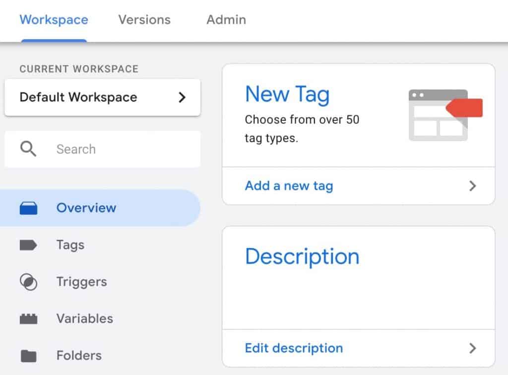 Add a Tag in Google Tag Manager