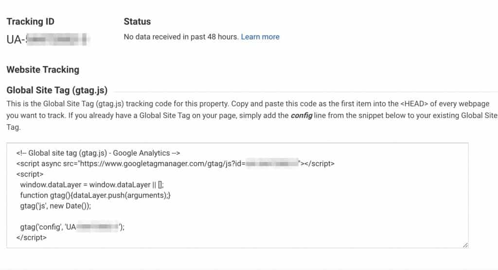Installation Code and Instructions for Google Analytics