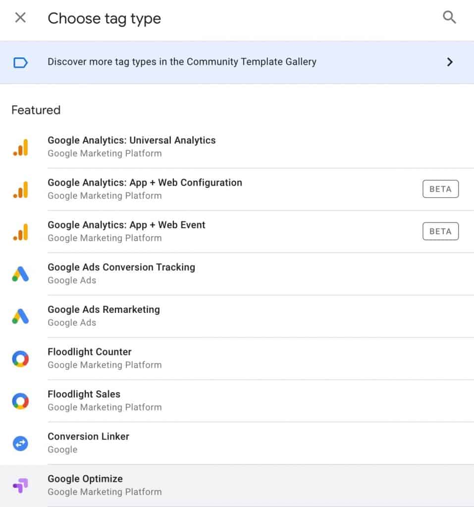 Add Google Analytics universal Tag in GTM