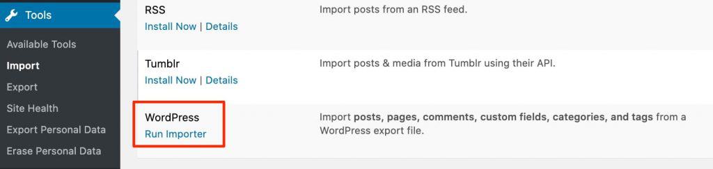 How to Import XML to WordPress