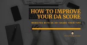 How to Improve Your Website DA Score
