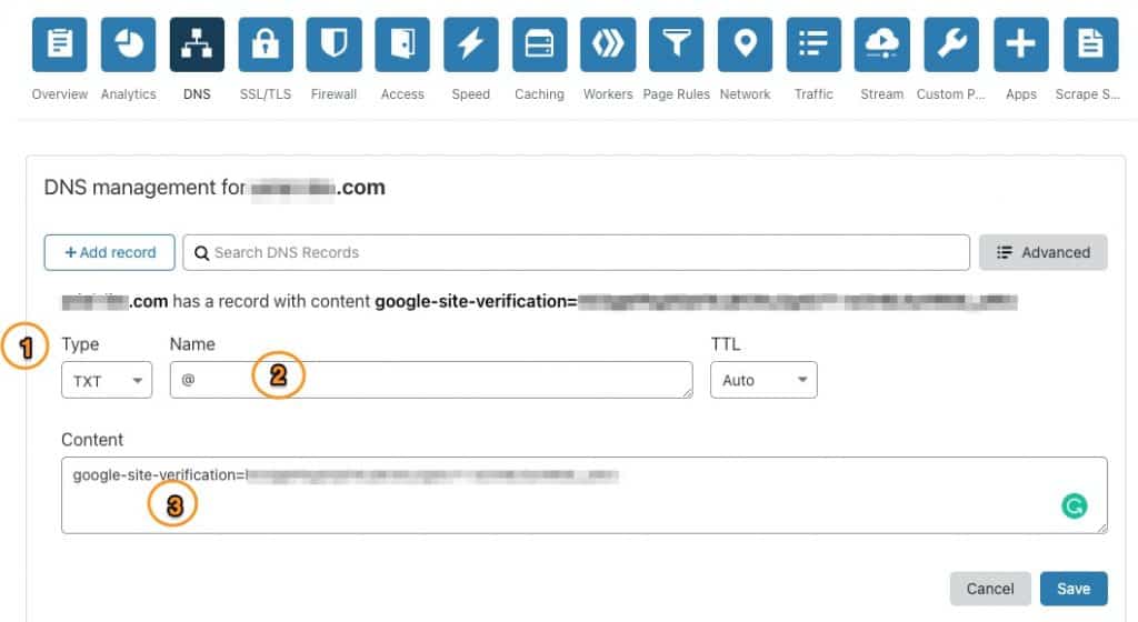Add a TXT Record in Your DNS Records to Verify Ownership